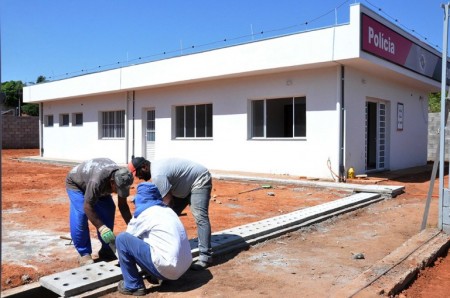 Obras avançam no novo prédio da Polícia Militar em Flórida Paulista