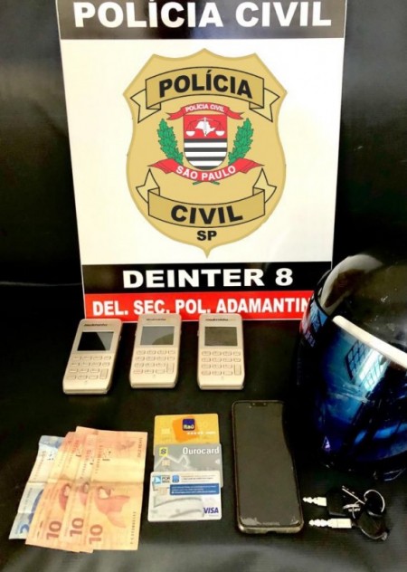 Polícia Civil de Adamantina prende homem em flagrante por estelionato