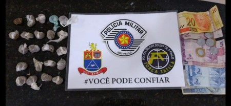 Força Tática prende homem por tráfico em Osvaldo Cruz 