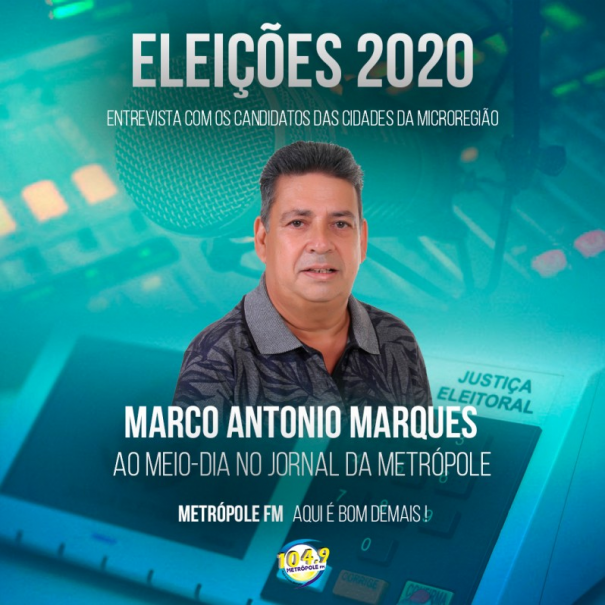 Metr�pole FM realiza entrevistas com candidatos a prefeito de Parapu�
