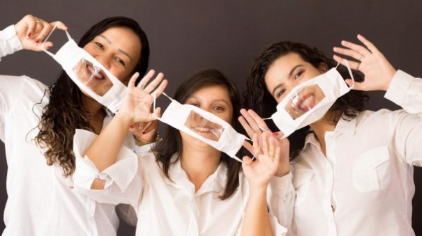 Em Adamantina, grupo defende e divulga uso de mscaras com visor entre surdos, na pandemia