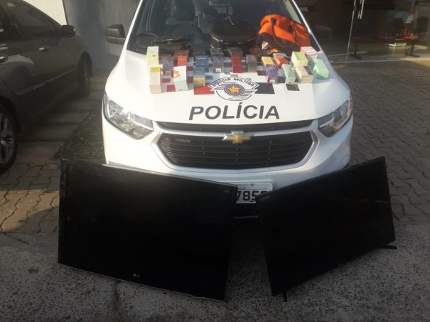 Patrulhamento policial resulta na localiza��o de produtos furtados de resid�ncia em Luc�lia