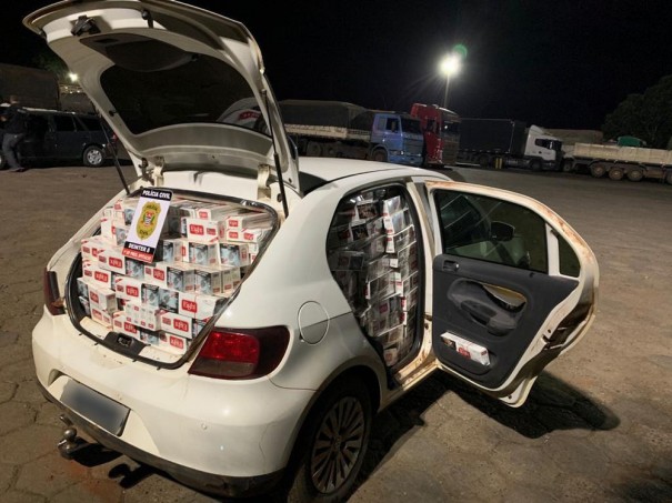 Opera��o desarticula associa��o criminosa e apreende carga contrabandeada de cigarros avaliada em quase R$ 21 mil
