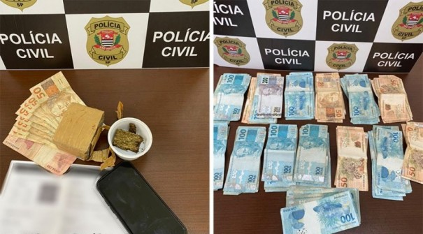 Pol�cia Civil prende suspeito e apreende maconha e mais de R$ 14 mil em Hercul�ndia