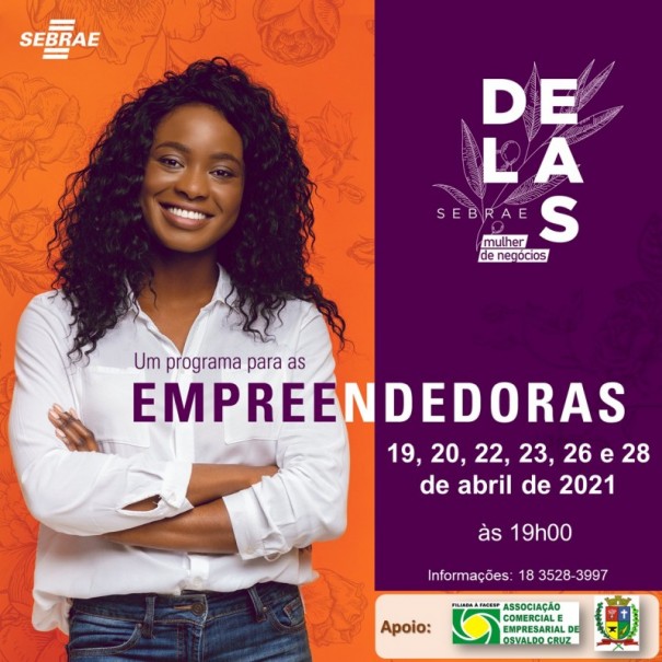 Aceoc, Sebrae e Prefeitura de OC abrem inscri��es para o curso 'Sebrae Delas'