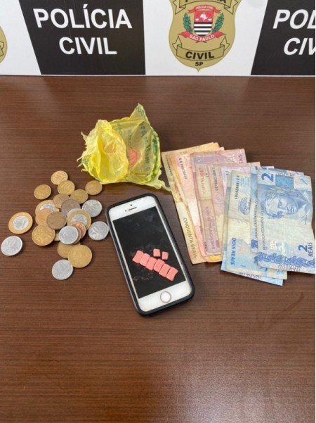 Dise apreende drogas e prende suspeito de tráfico em local próximo de escola em Tupã