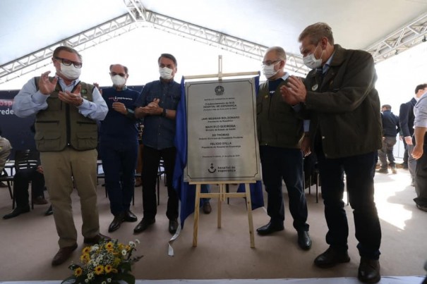 Solenidade com Bolsonaro marca credenciamento do Hospital do C�ncer de Presidente Prudente ao SUS