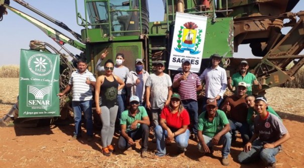 Municpio de Sagres em Parceria com o SENAR, oferece curso de manuteno e operao de colheitadeira de cana de acar