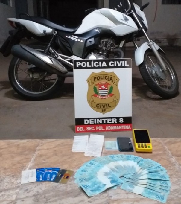 Suspeito de aplicar golpes de cart�es banc�rios clonados contra idosos � preso em flagrante em Luc�lia