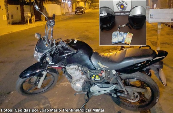 Ladr�o armado rouba mototaxista em Tup� e acaba sendo preso pela PM 