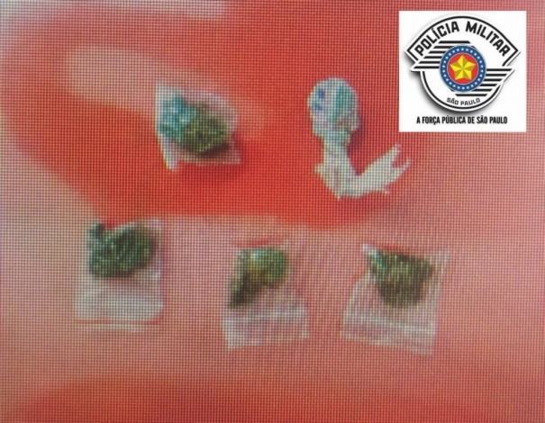 Pol�cia Militar surpreende dois adolescentes com maconha, em Osvaldo Cruz