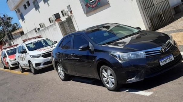 Pol�cia indicia morador de Tup� e apreende carro com identifica��o modificada