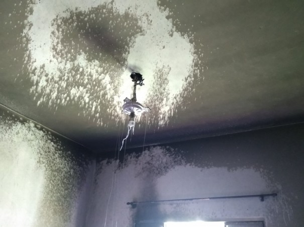 Idosa acamada e portadora de Alzheimer morre ap�s inc�ndio em resid�ncia em Junqueir�polis