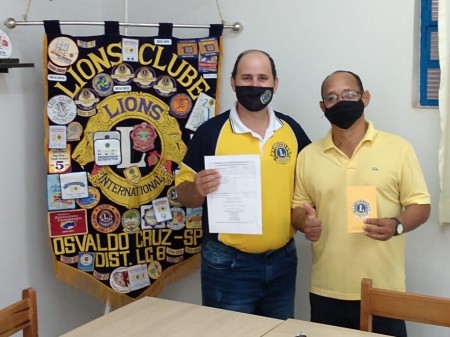 Lions Clube entrega doações arrecadadas com o Pedal Solidário ao Catoc e Lar Batista