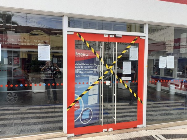 Ag�ncia do Bradesco de OC est� interditada por Covid-19