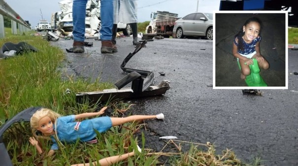 Menina de 8 anos que perdeu me em acidente morre aps 5 dias internada em Marlia