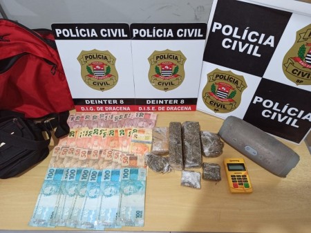 Polícia Civil prende dupla que usava máquina de cartão para receber por venda de drogas