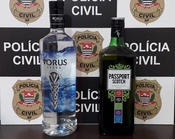 Pol�cia Civil de Bastos autua em flagrante acusado de furtar bebidas em supermercado