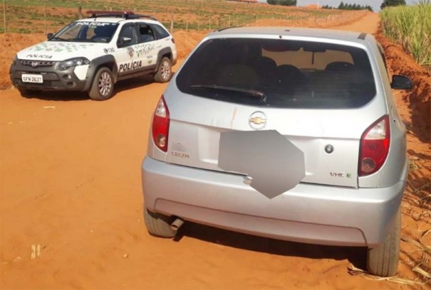 Polcia Ambiental de Tup localiza carro com queixa de apropriao indbita