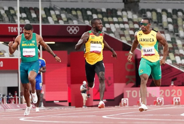 Paulo Andr� avan�a � semifinal dos 100m rasos das Olimp�adas