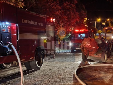 Incêndio em residência é registrado em Parapuã