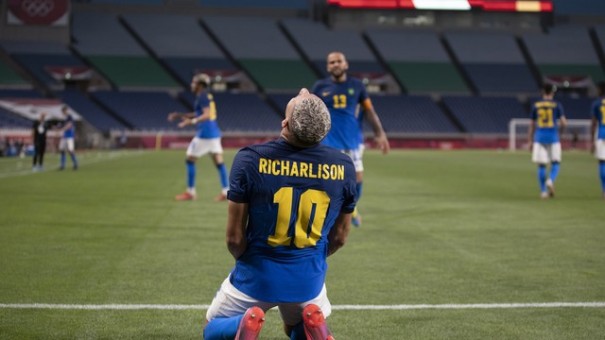 Cunha marca, Richarlison faz dois e Brasil termina em primeiro lugar com vit�ria sobre a Ar�bia Saudita: 3 a 1