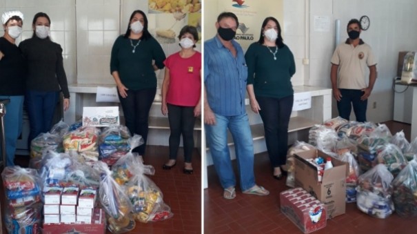 Lar Crist�o e P�o de Santo Ant�nio de Adamantina recebem alimentos da Campanha Vacina contra Fome