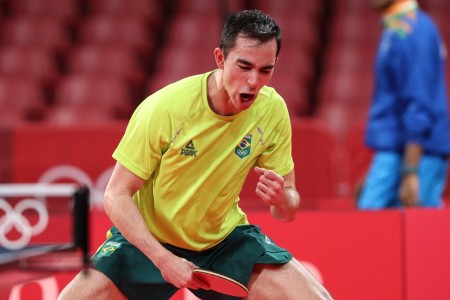 Hugo Calderano vai às quartas e alcança resultado histórico no tênis de mesa
