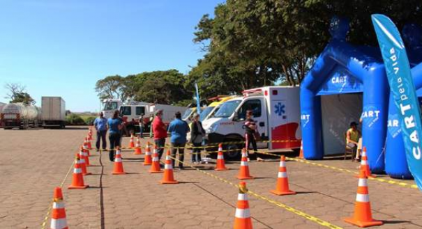Caminhoneiros ter�o testes de sa�de gratuitos na Raposo Tavares