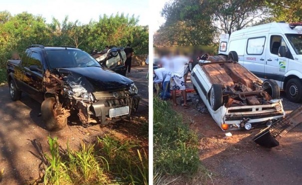 Motoristas ficam feridos em coliso traseira na vicinal Bastos - Iacri
