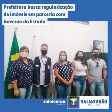 Prefeitura de Salmourão busca regularização de imóveis em parceria com Governo do Estado
