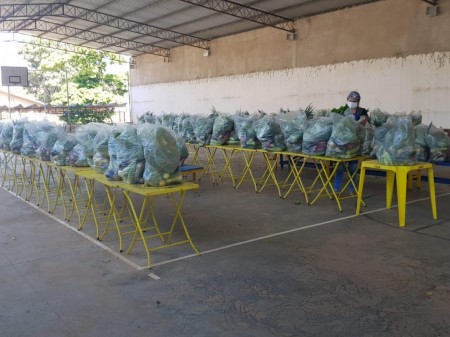 Secretaria de Assistência Social de OC distribui 135 cestas de frutas e legumes para famílias necessitadas por meio do PAA