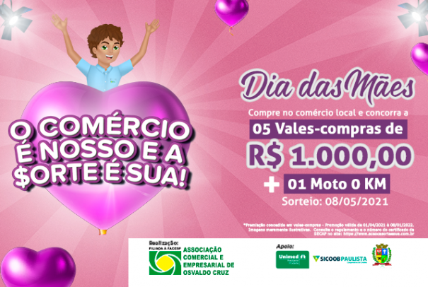 Aceoc realiza o primeiro sorteio da campanha 'O com�rcio � nosso e a sorte � sua' neste s�bado