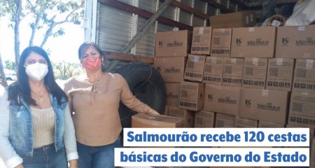 Fundo Social de Salmourão recebe 120 cestas básicas do Governo do Estado