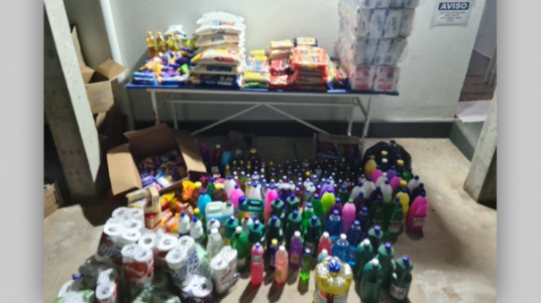 Em Mari�polis, campanha arrecada doa��es para a Santa Casa de Adamantina