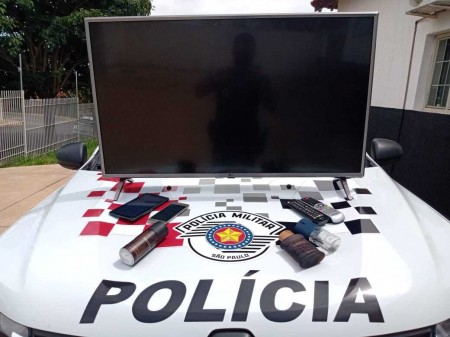 Polícia Militar recupera objetos e prende autor de furto em Osvaldo Cruz
