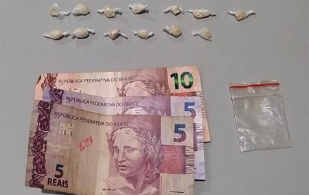 Polícia Militar de Quatá apreende 13 porções de crack e prende indivíduo por tráfico