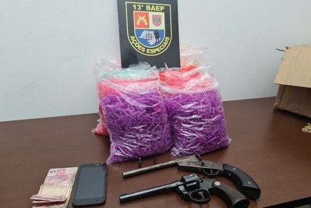 BAEP da Polícia Militar apreende armas de fogo e prende indivíduo em Rinópolis