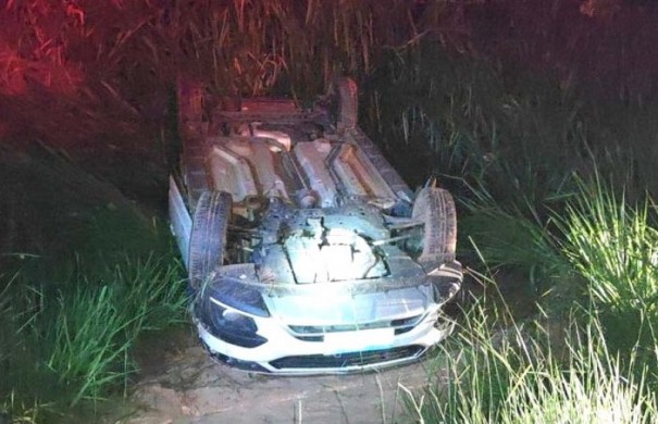 Ex-Prefeito de Sagres e nora sofrem ferimentos em acidente em vicinal