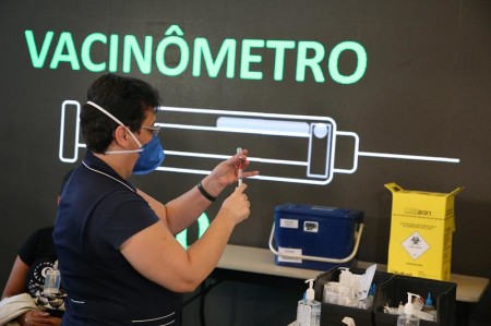 Vacinômetro: OC já aplicou 4.028 doses de vacina contra a covid-19