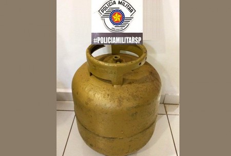 Polícia Militar de Iacri localiza dupla e recupera botijão de gás furtado