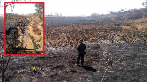 Queimada em colheita de cana resulta em multa de R$ 117 mil em Pompeia