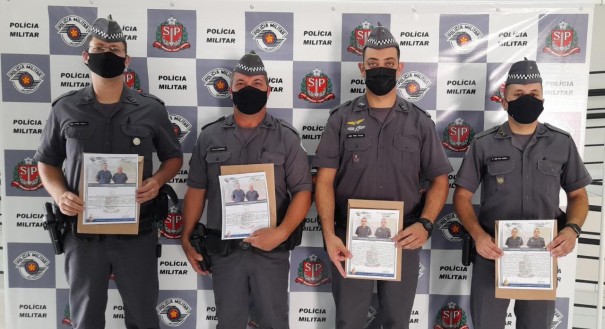 Policiais de Osvaldo Cruz foram homenageados na sede do 25� BPM/I