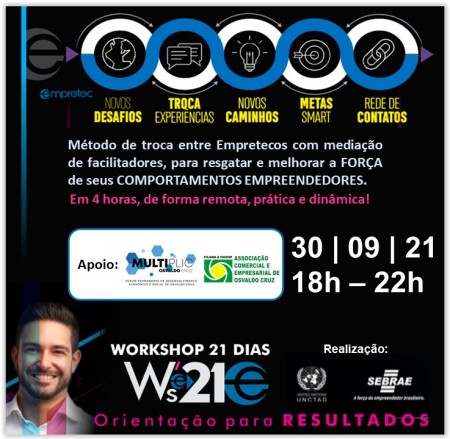 'Workshop de Reencontro dos Empretecos' acontece nesta semana em Osvaldo Cruz