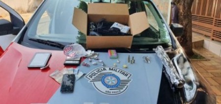 Polícia Militar prende indivíduo por tráfico de drogas, em Osvaldo Cruz