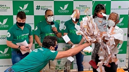 Cocipa sorteia 10 vales-compra de R$ 1 mil; Campanha tem mais 50 vales-compra e 1 Jeep Renegade