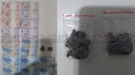 PM aborda jovem com entorpecentes no centro de Parapuã