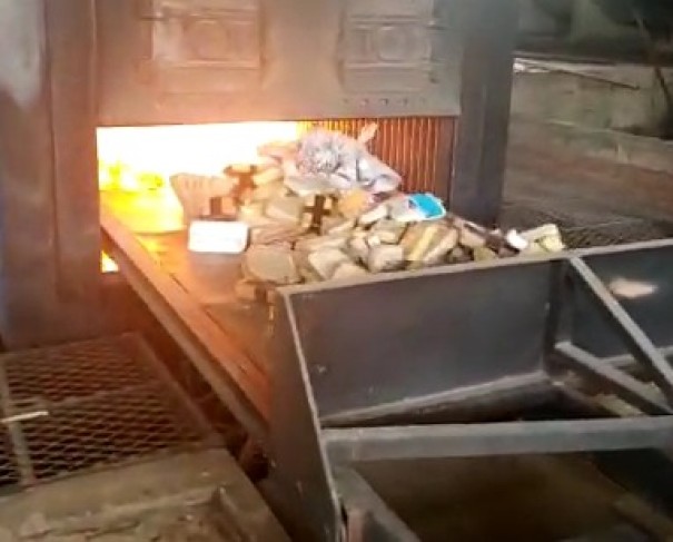 Pol�cia Civil incinera drogas na regi�o de Adamantina