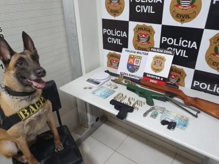 Após denúncias anônimas, polícia identifica criminosos e desmantela organização envolvida com tráfico de drogas