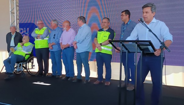 Eixo SP inicia duplica��o de 19 quil�metros da SP 294, no trecho Mar�lia-Oriente